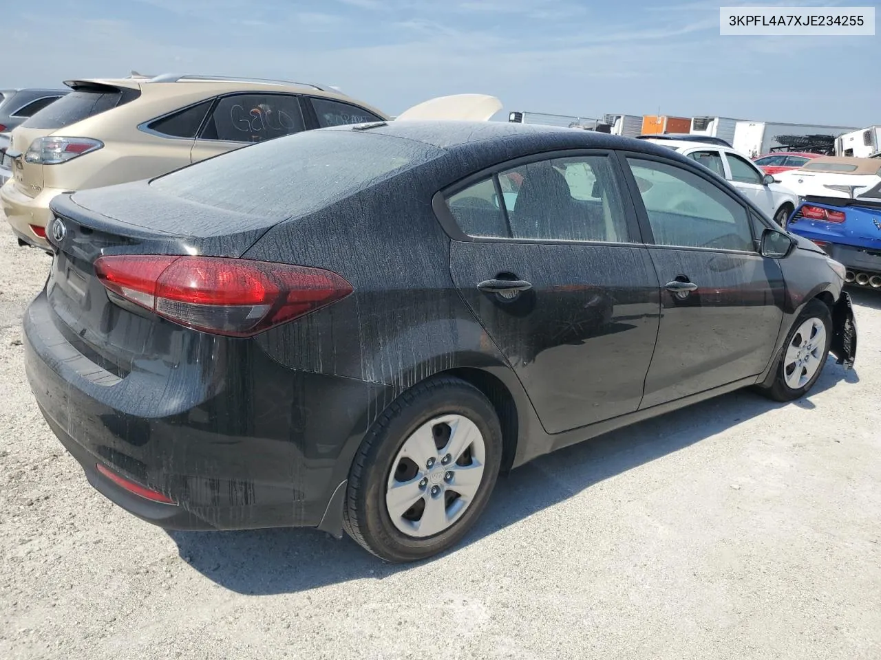 2018 Kia Forte Lx VIN: 3KPFL4A7XJE234255 Lot: 75525824