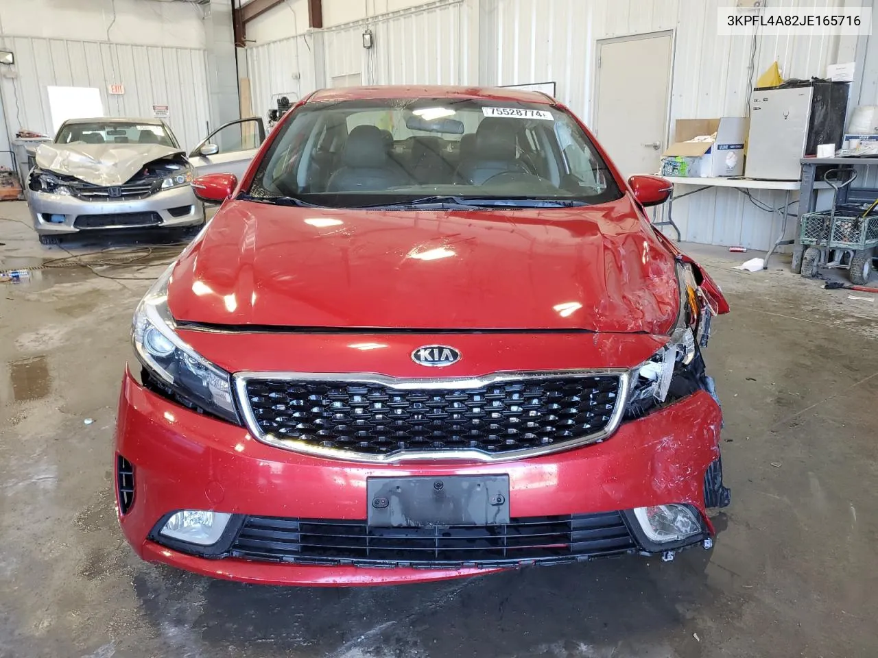 2018 Kia Forte Ex VIN: 3KPFL4A82JE165716 Lot: 75528774