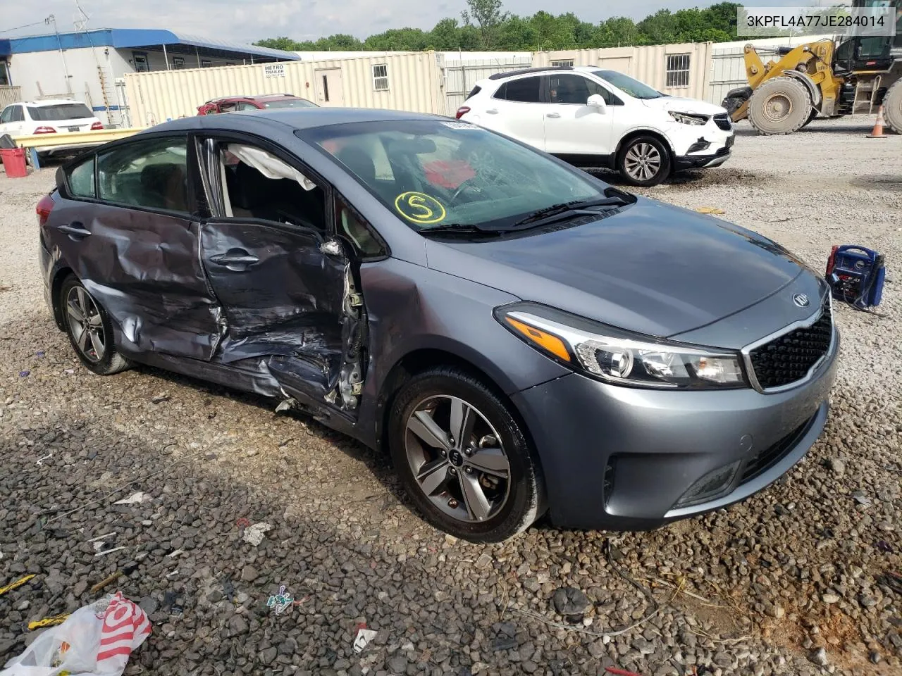 2018 Kia Forte Lx VIN: 3KPFL4A77JE284014 Lot: 75644104