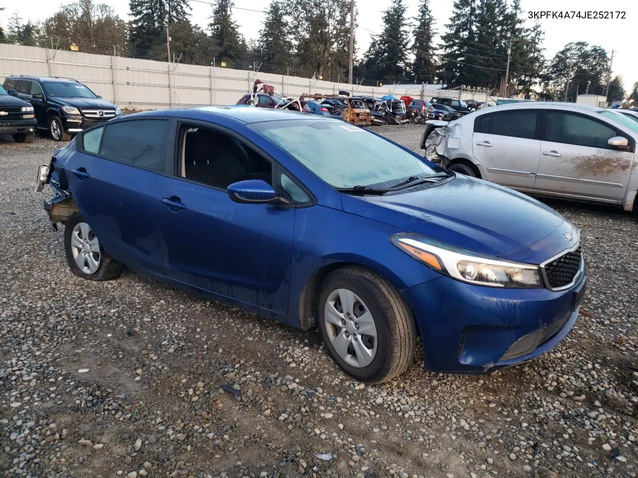 2018 Kia Forte Lx VIN: 3KPFK4A74JE252172 Lot: 75685584