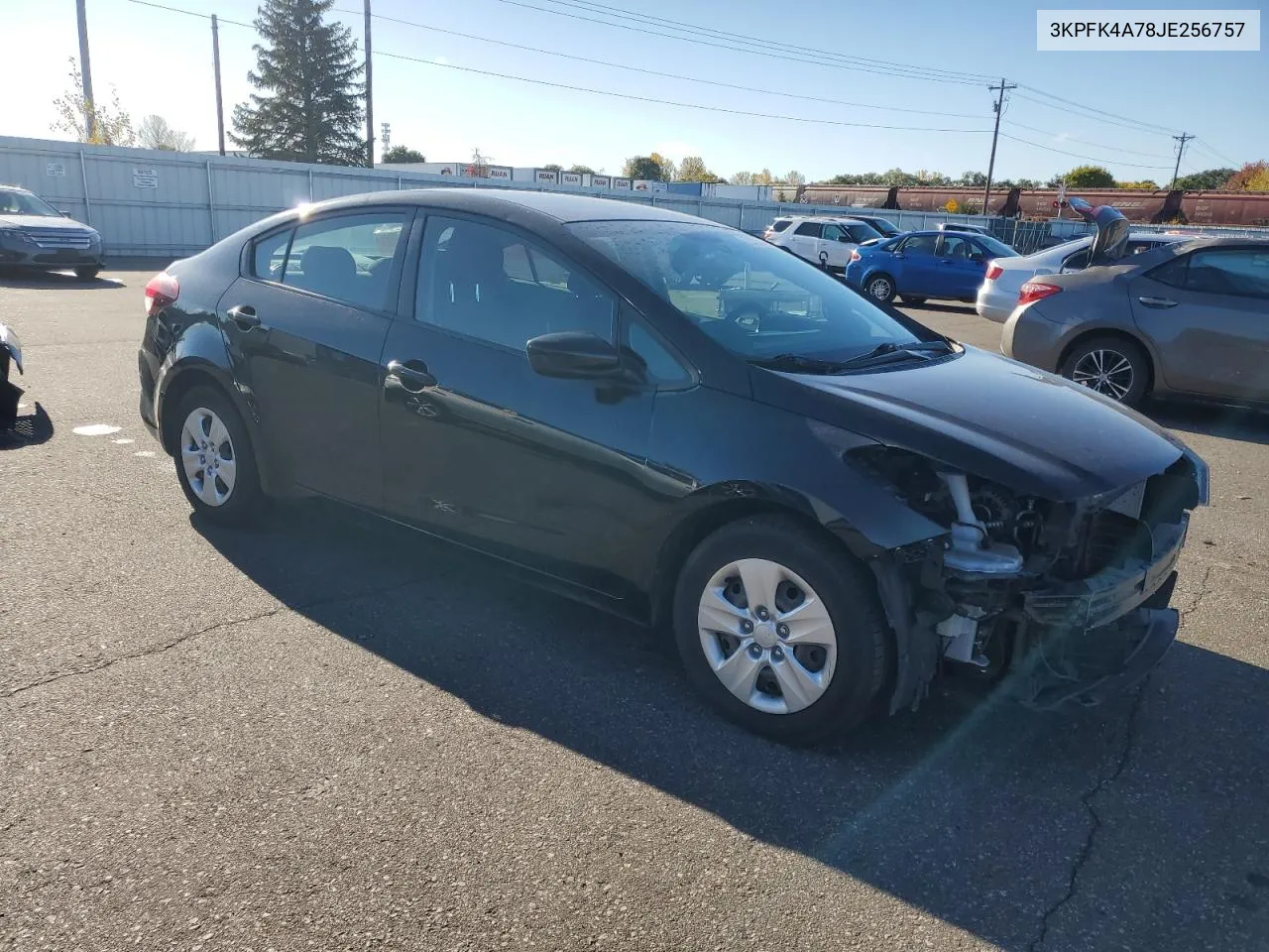 2018 Kia Forte Lx VIN: 3KPFK4A78JE256757 Lot: 76000844