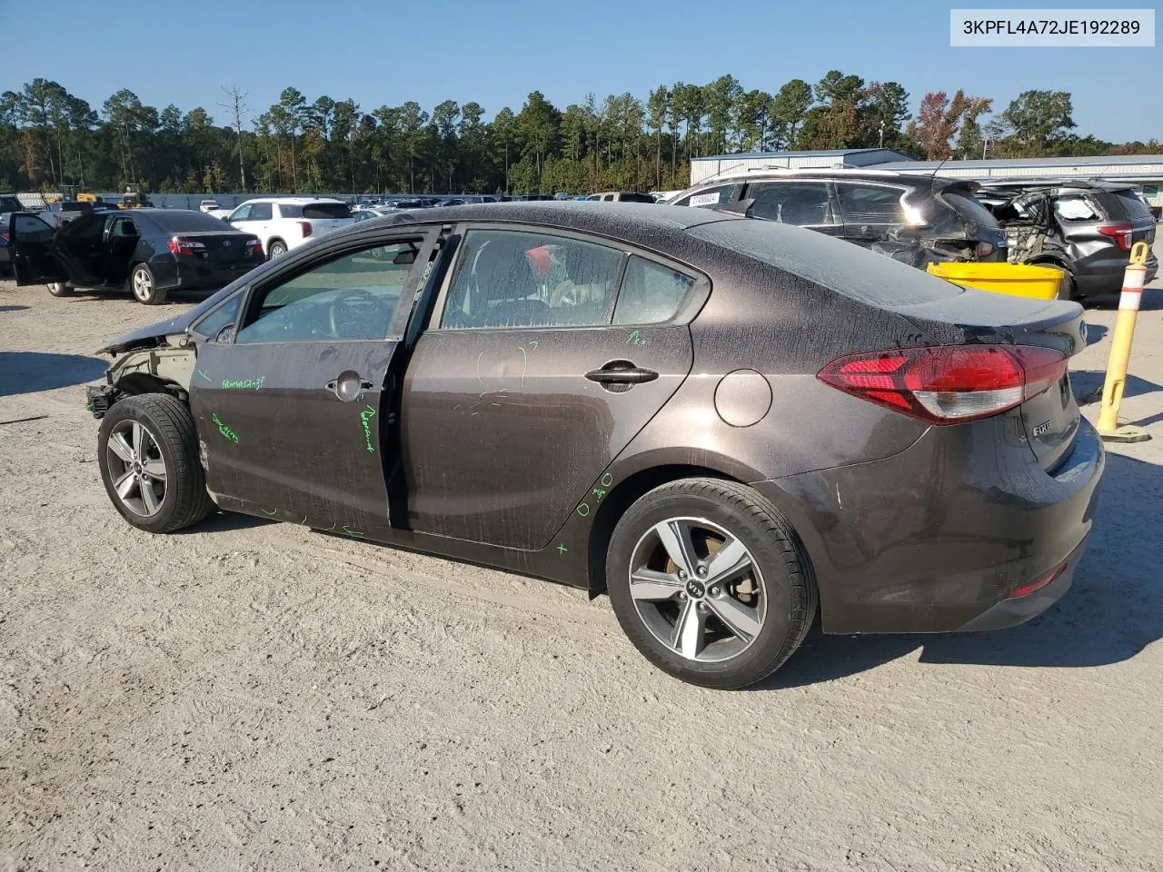 2018 Kia Forte Lx VIN: 3KPFL4A72JE192289 Lot: 76771644