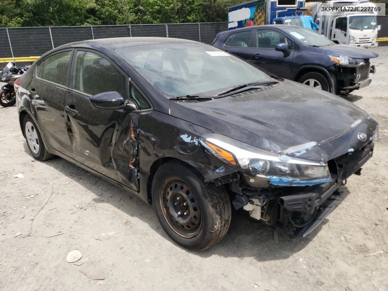 2018 Kia Forte Lx VIN: 3KPFK4A72JE227769 Lot: 76934954