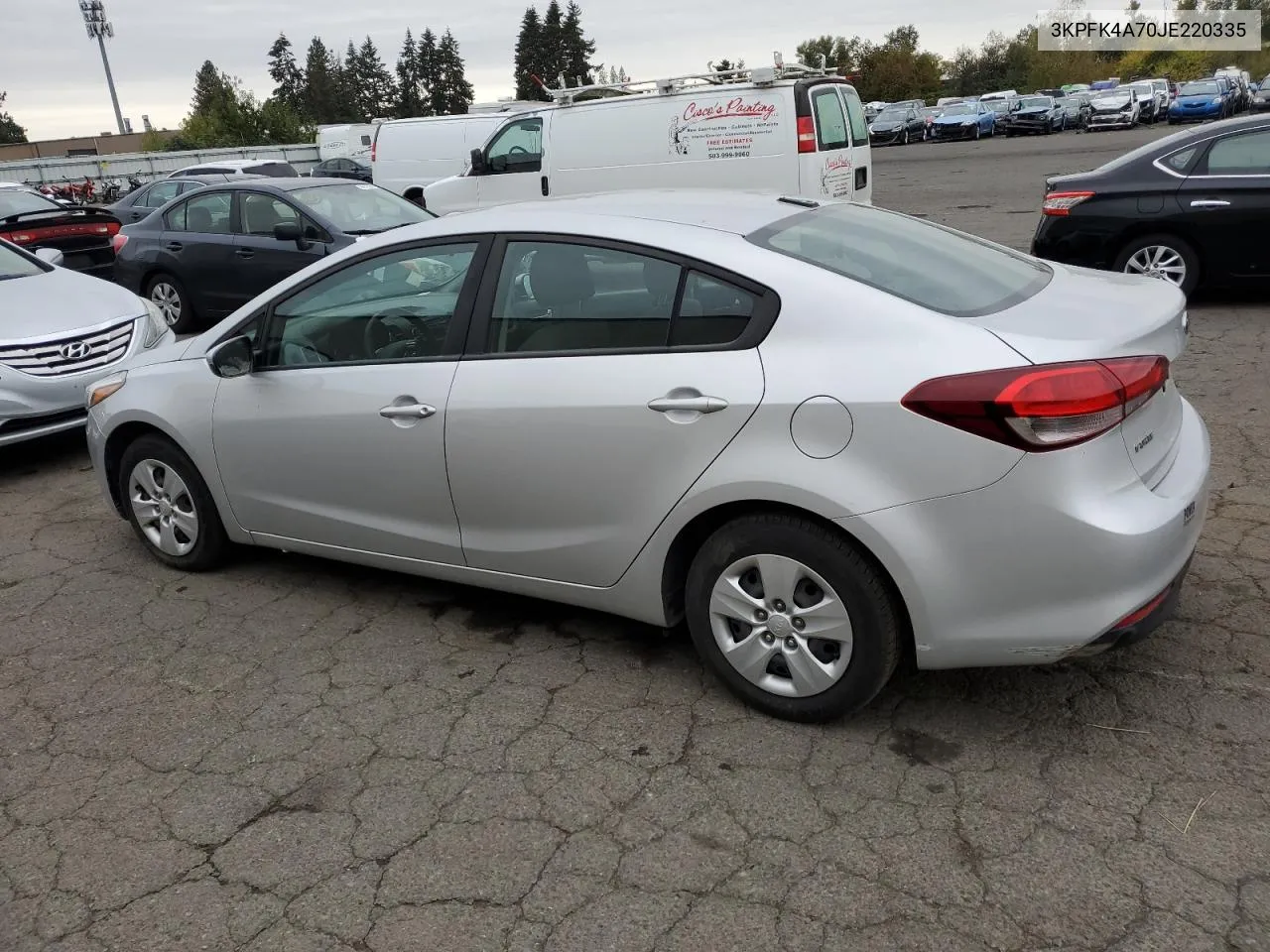 2018 Kia Forte Lx VIN: 3KPFK4A70JE220335 Lot: 77219564