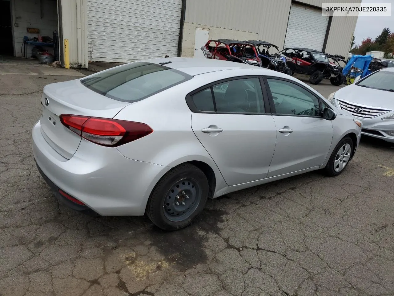 2018 Kia Forte Lx VIN: 3KPFK4A70JE220335 Lot: 77219564