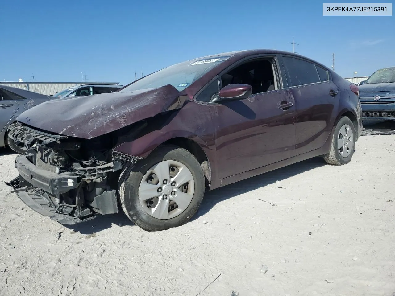 2018 Kia Forte Lx VIN: 3KPFK4A77JE215391 Lot: 77389484