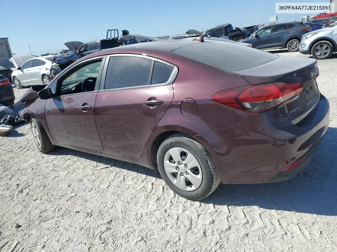 2018 Kia Forte Lx VIN: 3KPFK4A77JE215391 Lot: 77389484