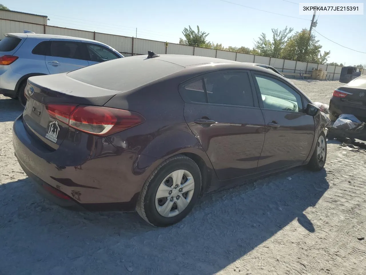 2018 Kia Forte Lx VIN: 3KPFK4A77JE215391 Lot: 77389484