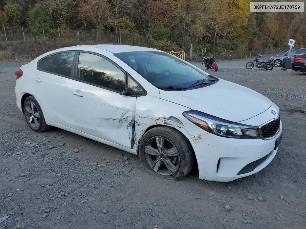 2018 Kia Forte Lx VIN: 3KPFL4A72JE170759 Lot: 77544614