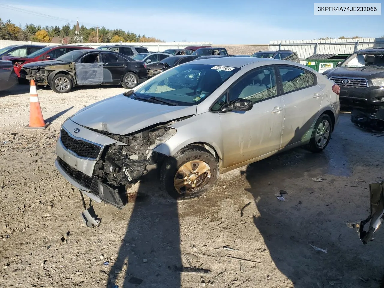 2018 Kia Forte Lx VIN: 3KPFK4A74JE232066 Lot: 77621304