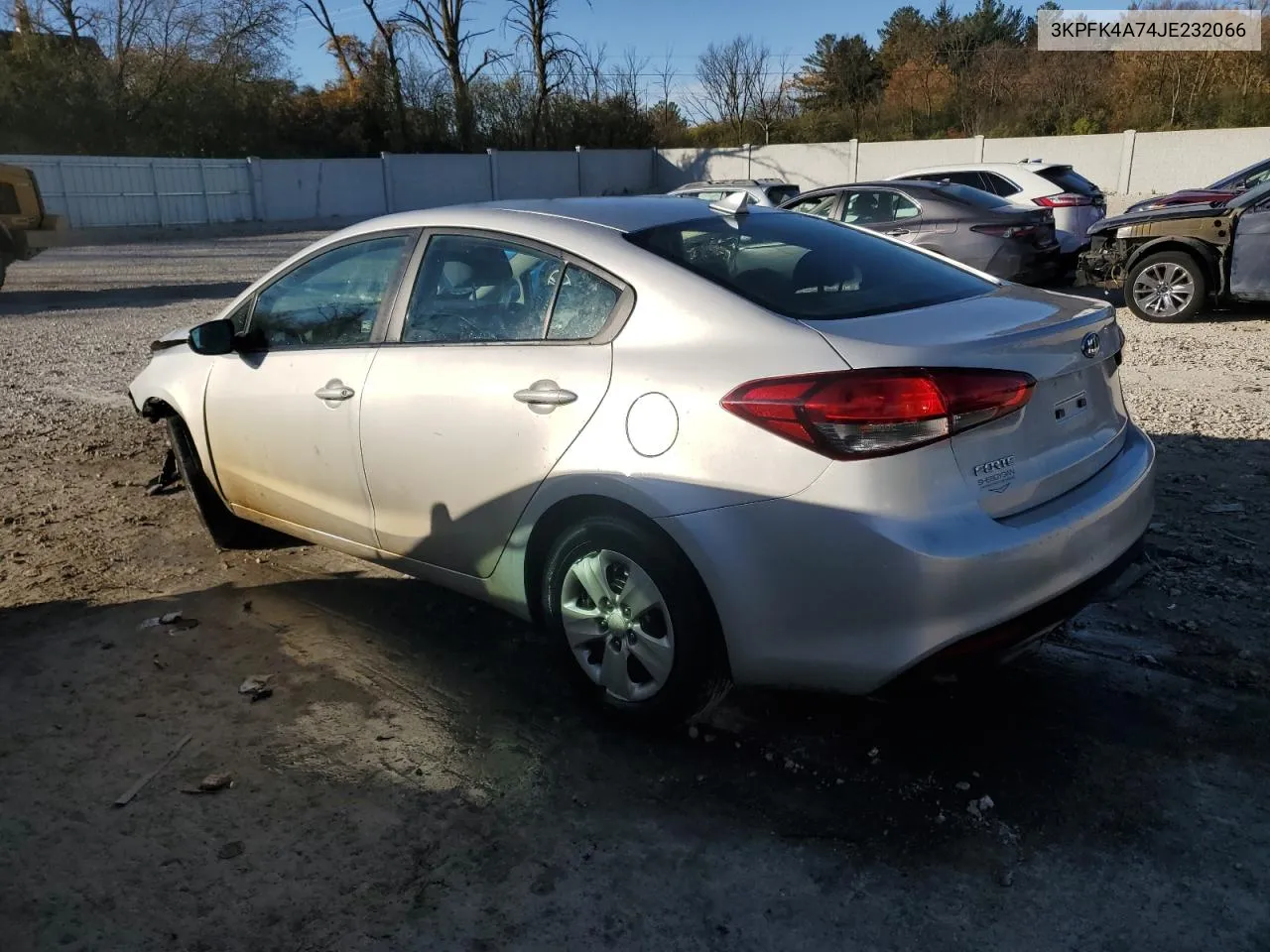 2018 Kia Forte Lx VIN: 3KPFK4A74JE232066 Lot: 77621304