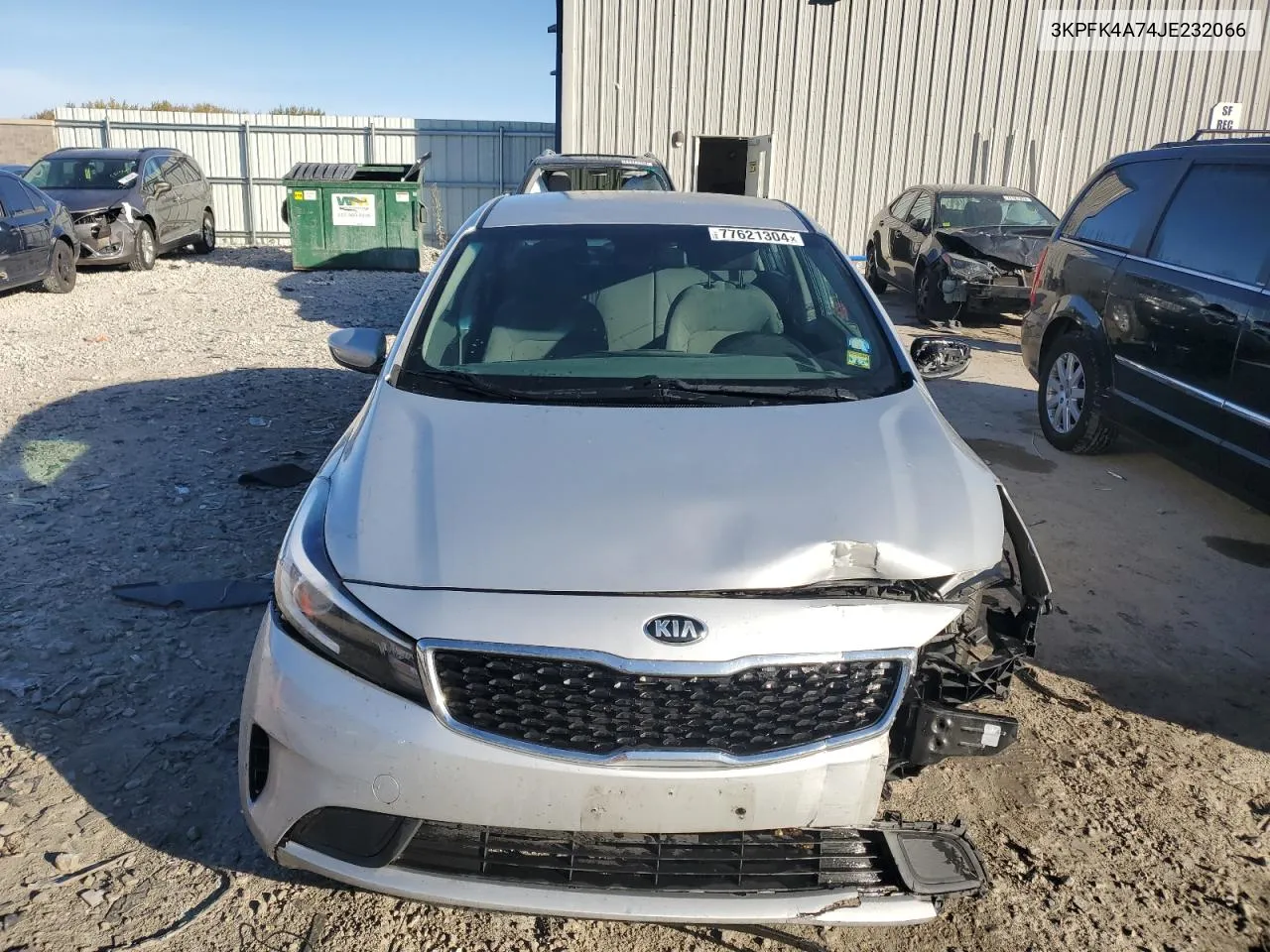 2018 Kia Forte Lx VIN: 3KPFK4A74JE232066 Lot: 77621304