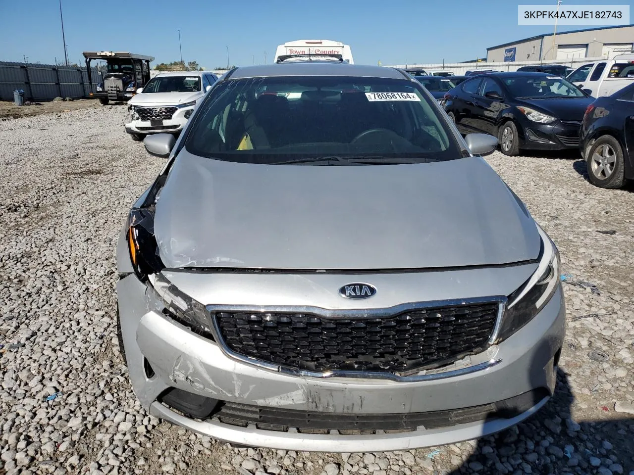 2018 Kia Forte Lx VIN: 3KPFK4A7XJE182743 Lot: 78068164