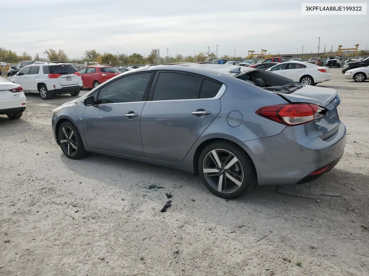 2018 Kia Forte Ex VIN: 3KPFL4A88JE199322 Lot: 78144064