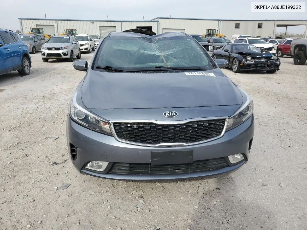 2018 Kia Forte Ex VIN: 3KPFL4A88JE199322 Lot: 78144064