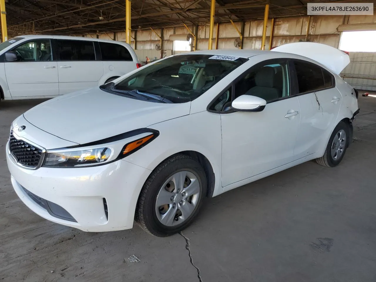 2018 Kia Forte Lx VIN: 3KPFL4A78JE263690 Lot: 78190644