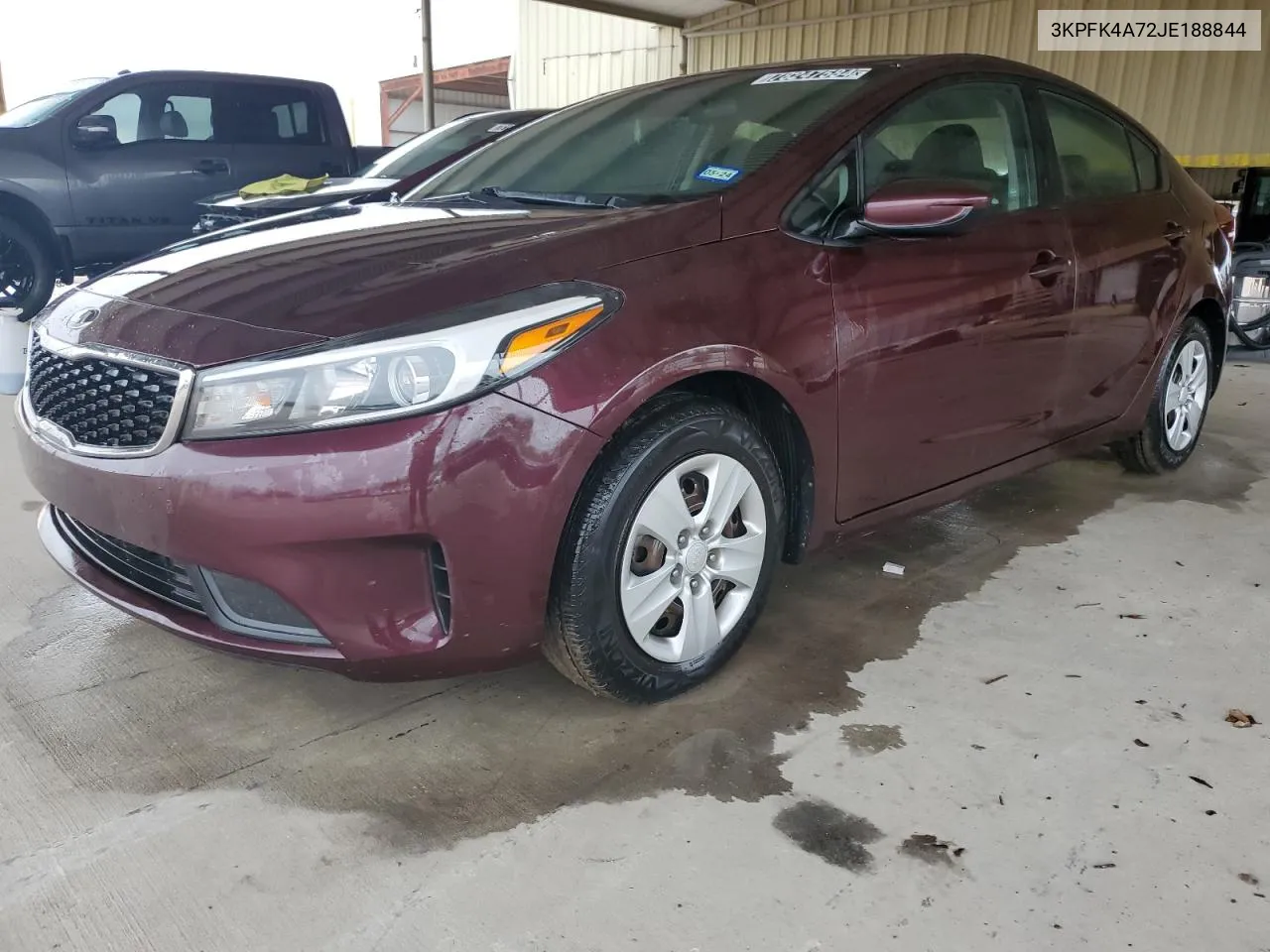 2018 Kia Forte Lx VIN: 3KPFK4A72JE188844 Lot: 78247584