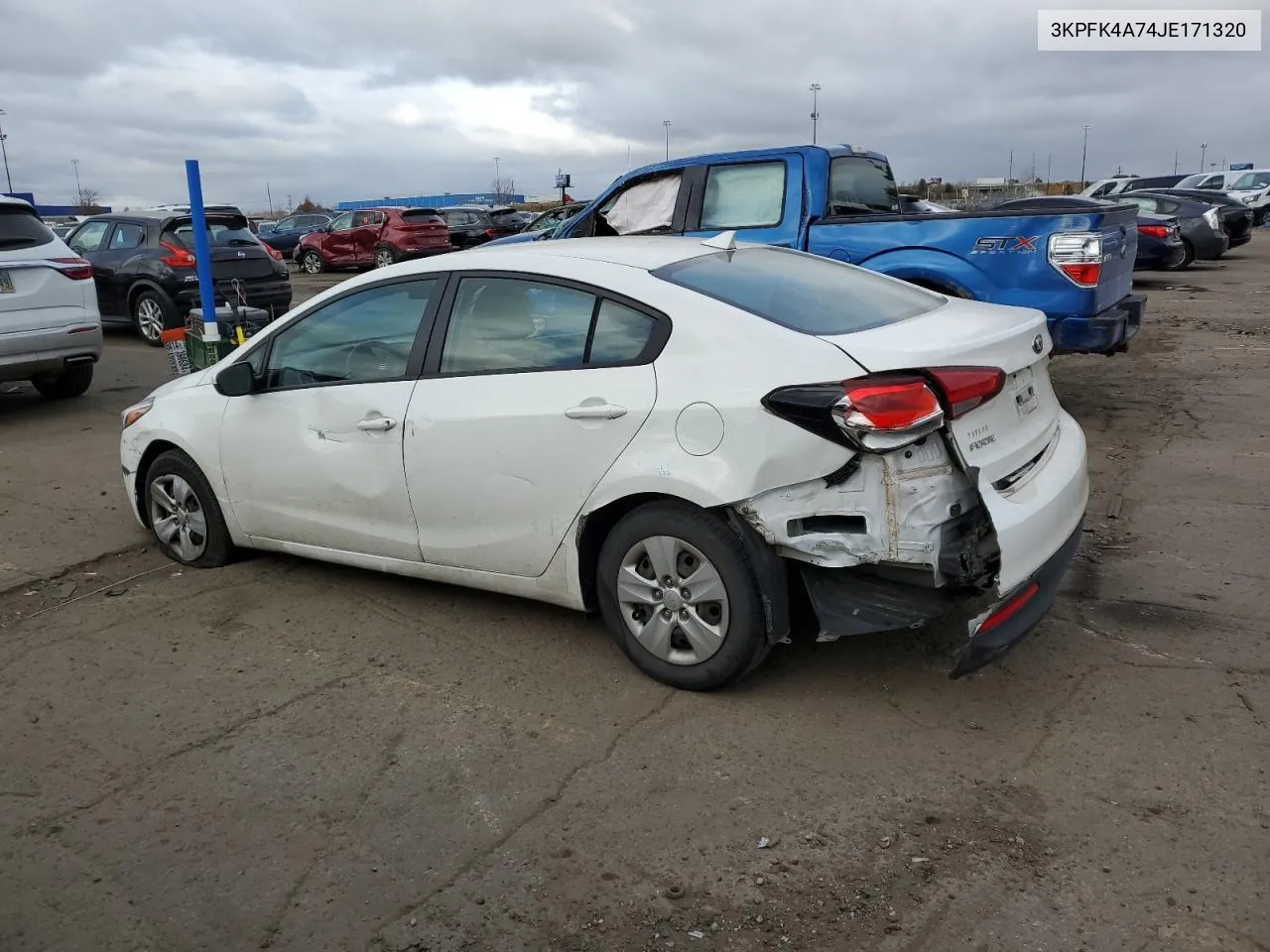 2018 Kia Forte Lx VIN: 3KPFK4A74JE171320 Lot: 78408184