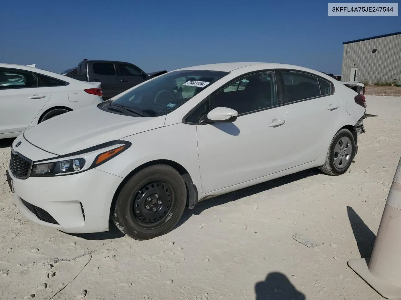 2018 Kia Forte Lx VIN: 3KPFL4A75JE247544 Lot: 78441154