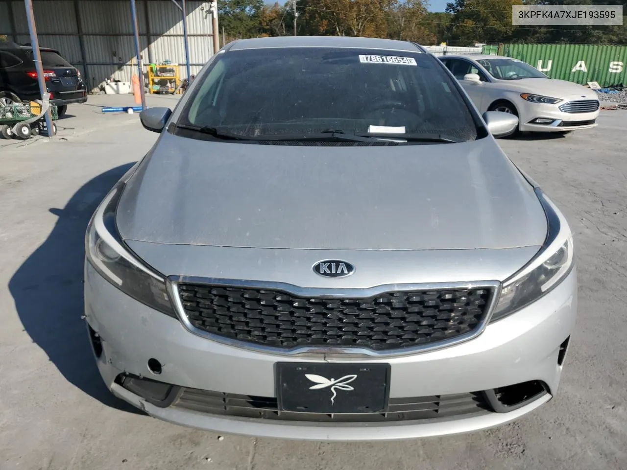 2018 Kia Forte Lx VIN: 3KPFK4A7XJE193595 Lot: 78616654