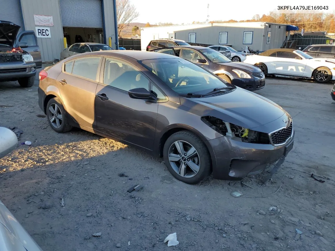 2018 Kia Forte Lx VIN: 3KPFL4A79JE169043 Lot: 78724274