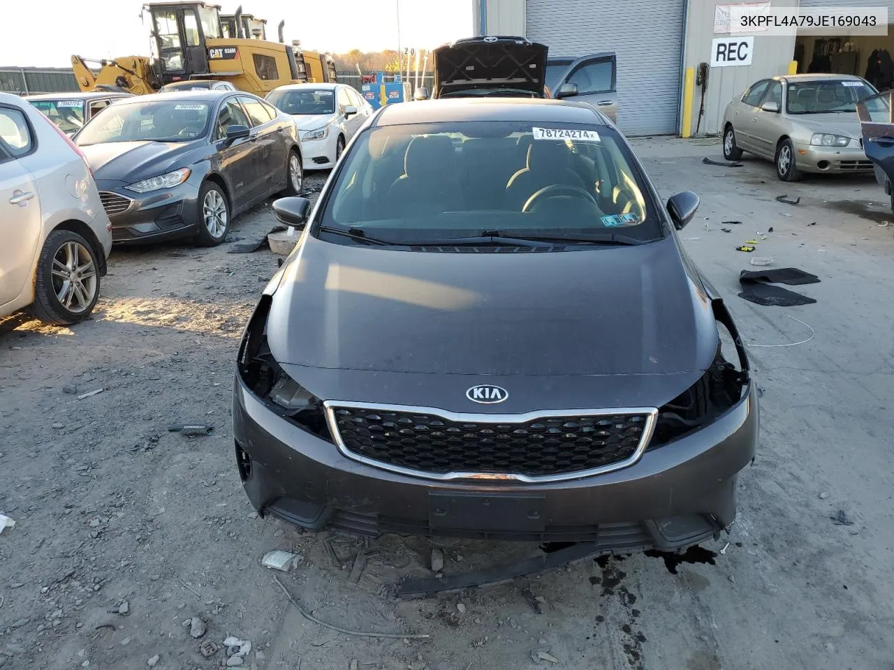 2018 Kia Forte Lx VIN: 3KPFL4A79JE169043 Lot: 78724274