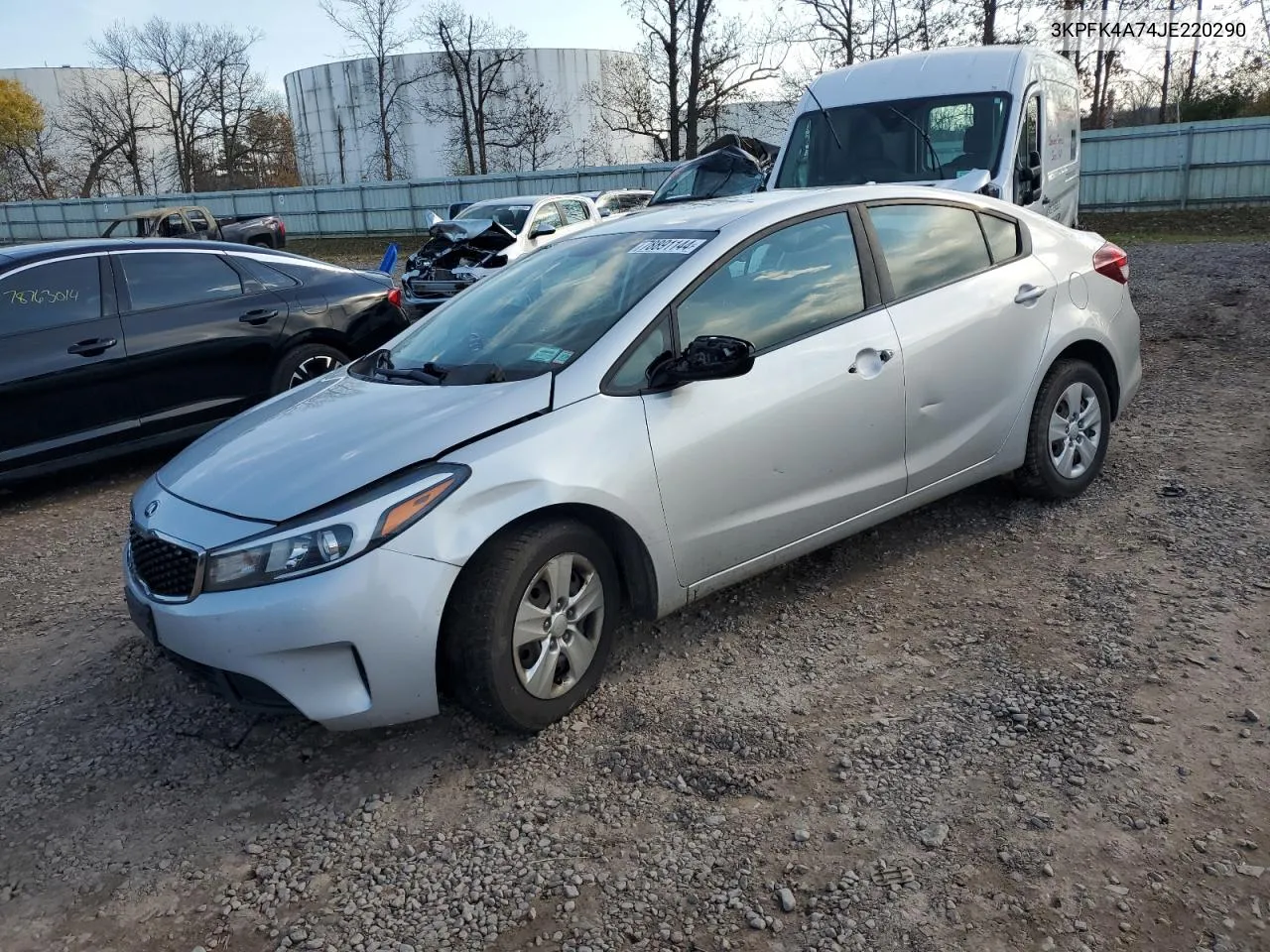 2018 Kia Forte Lx VIN: 3KPFK4A74JE220290 Lot: 78891144