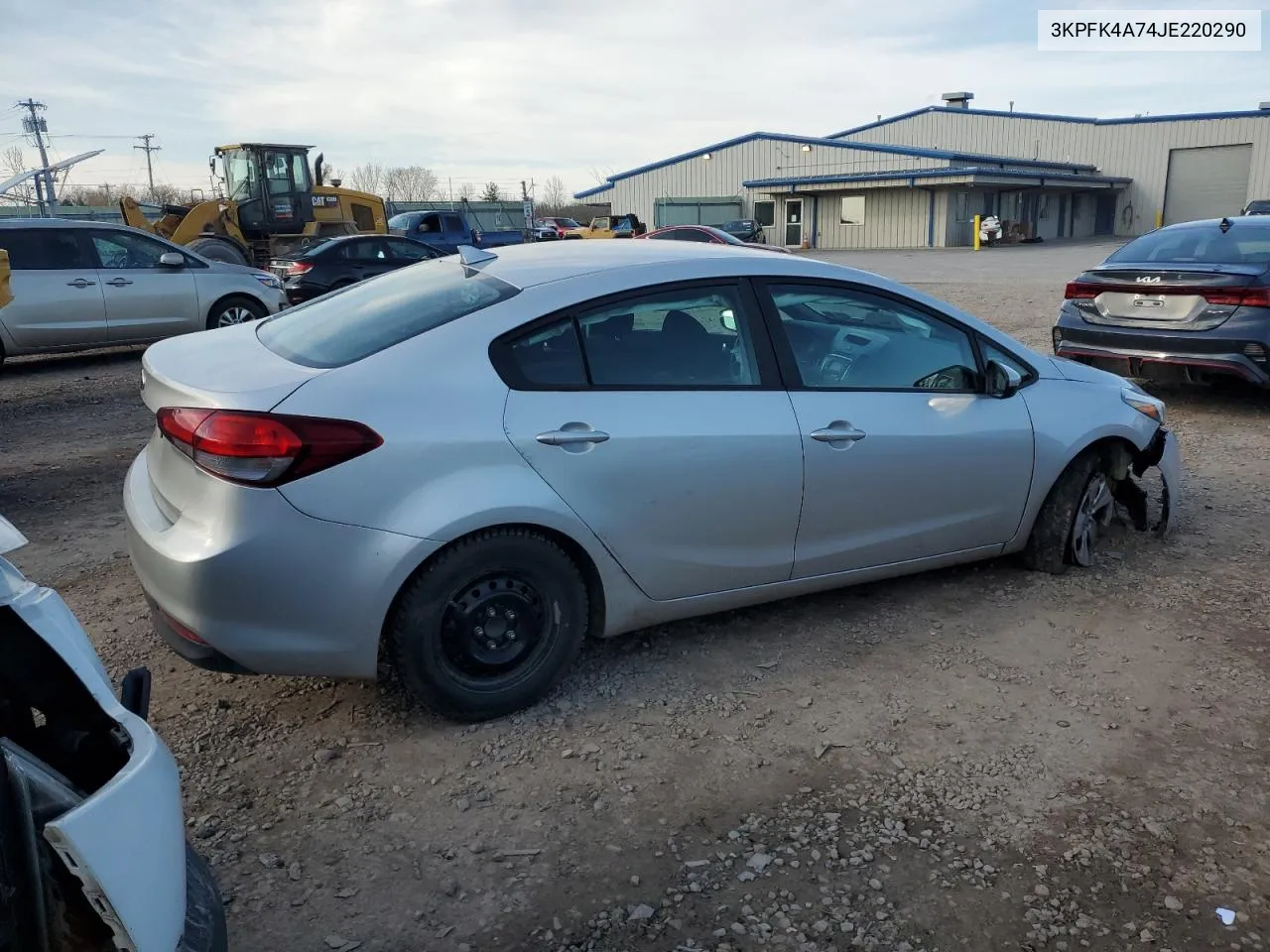 2018 Kia Forte Lx VIN: 3KPFK4A74JE220290 Lot: 78891144