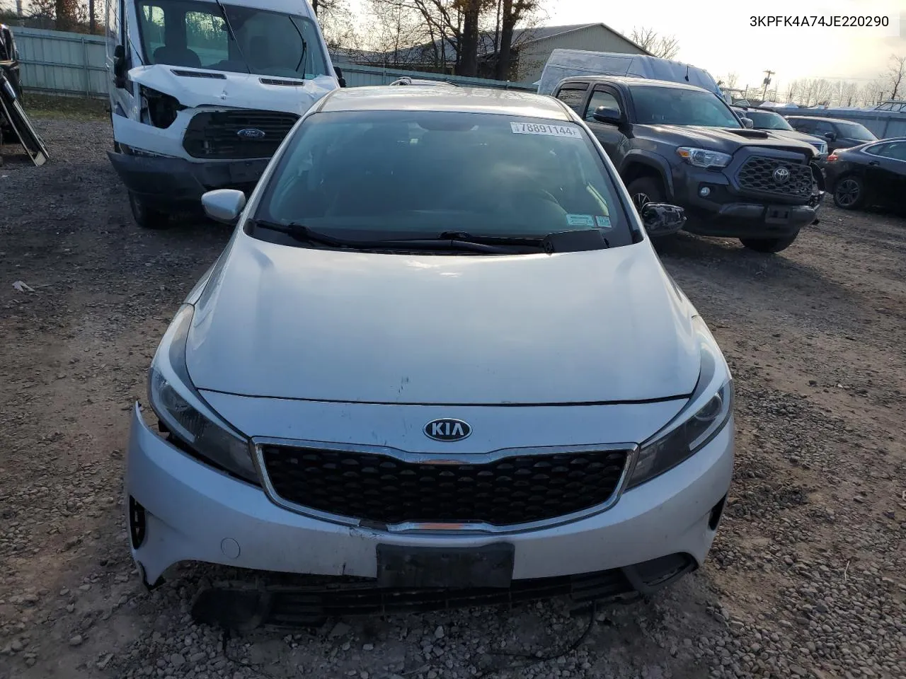 2018 Kia Forte Lx VIN: 3KPFK4A74JE220290 Lot: 78891144