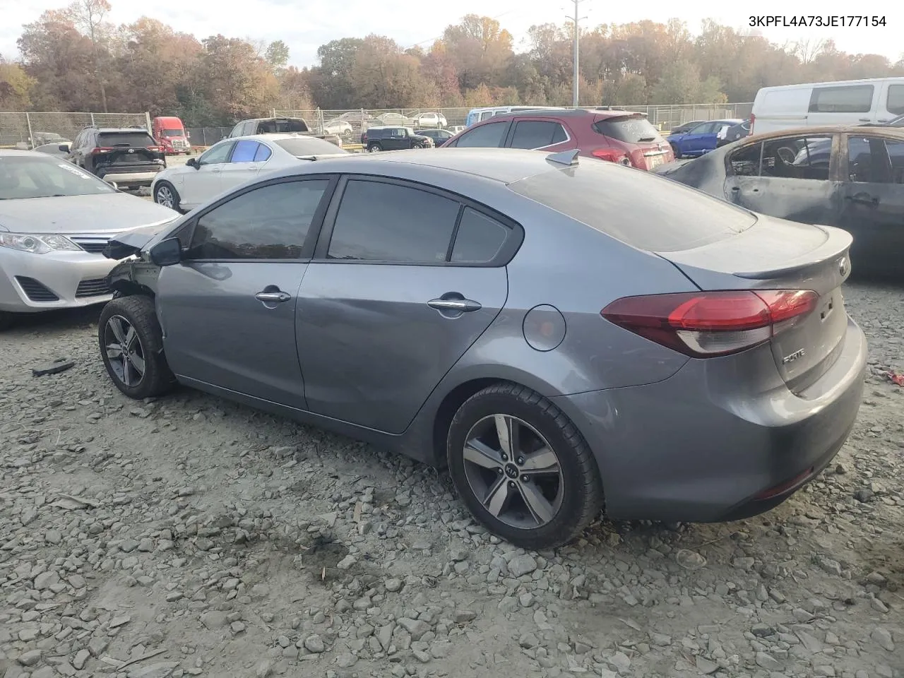 2018 Kia Forte Lx VIN: 3KPFL4A73JE177154 Lot: 78926774