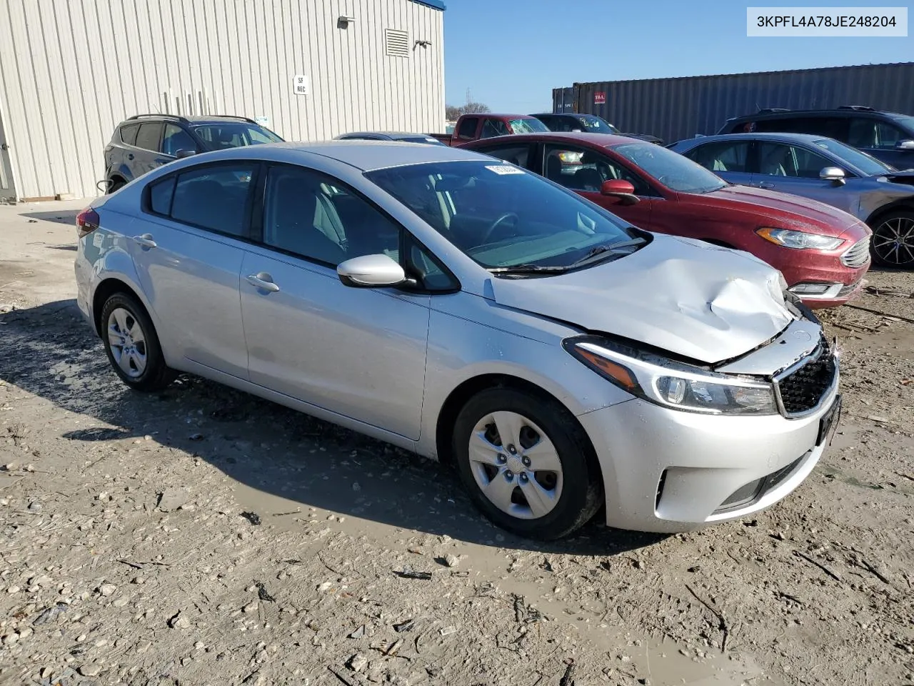 2018 Kia Forte Lx VIN: 3KPFL4A78JE248204 Lot: 79138304