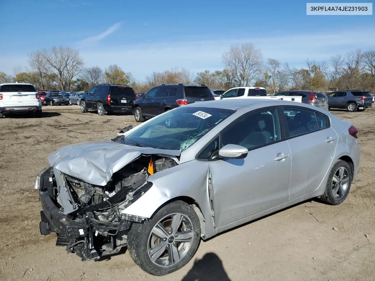 2018 Kia Forte Lx VIN: 3KPFL4A74JE231903 Lot: 79416734