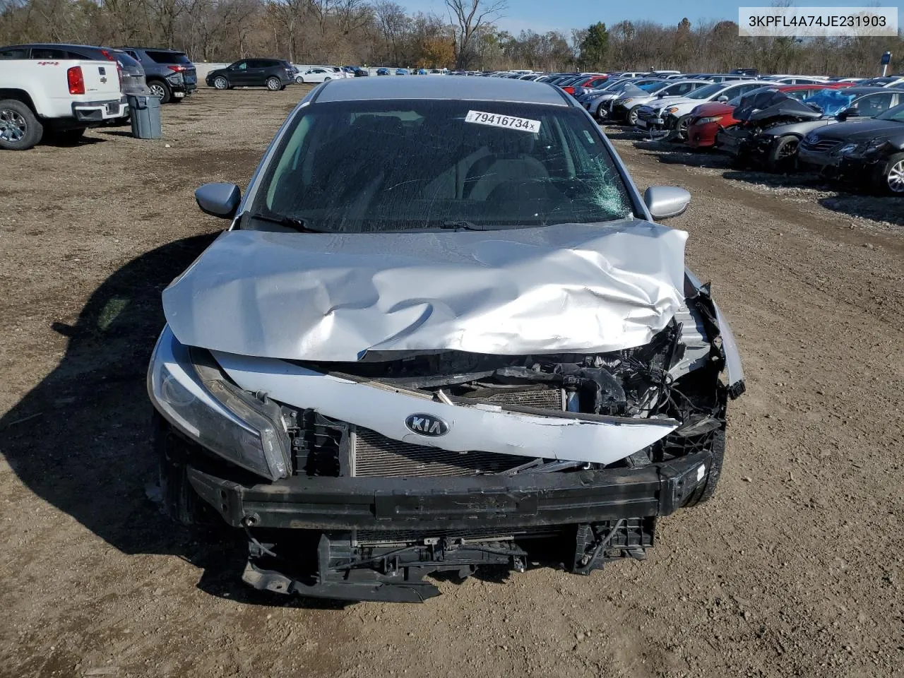 2018 Kia Forte Lx VIN: 3KPFL4A74JE231903 Lot: 79416734