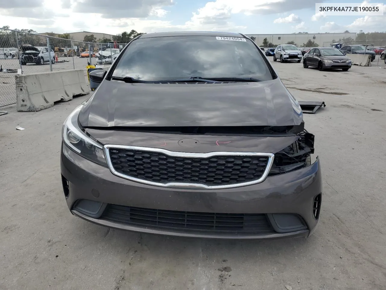 2018 Kia Forte Lx VIN: 3KPFK4A77JE190055 Lot: 79424054