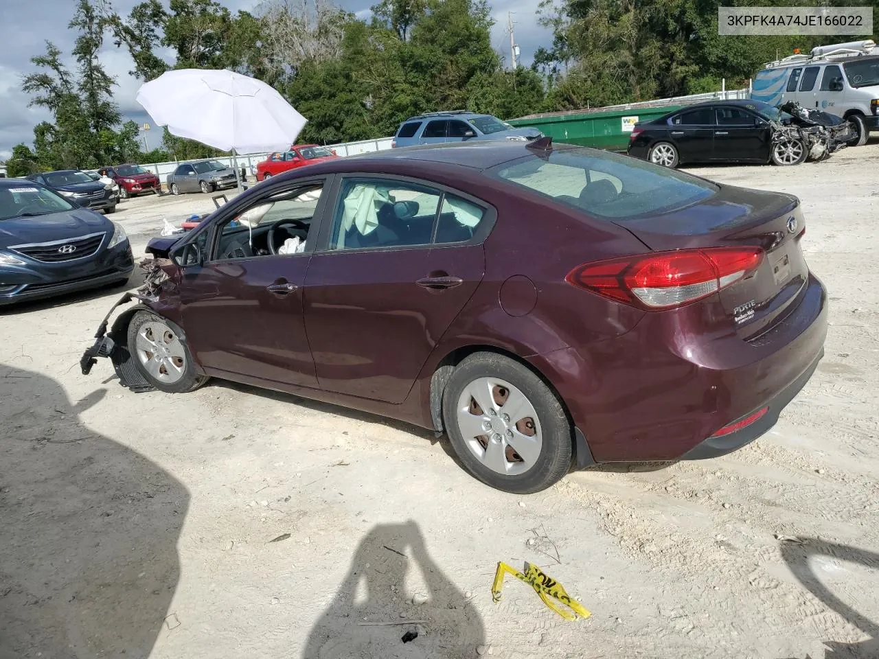 2018 Kia Forte Lx VIN: 3KPFK4A74JE166022 Lot: 79738384