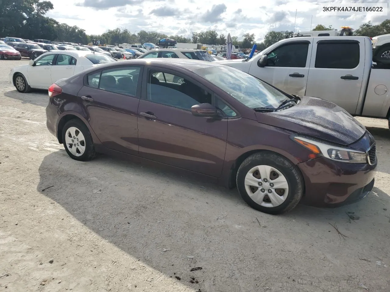 2018 Kia Forte Lx VIN: 3KPFK4A74JE166022 Lot: 79738384