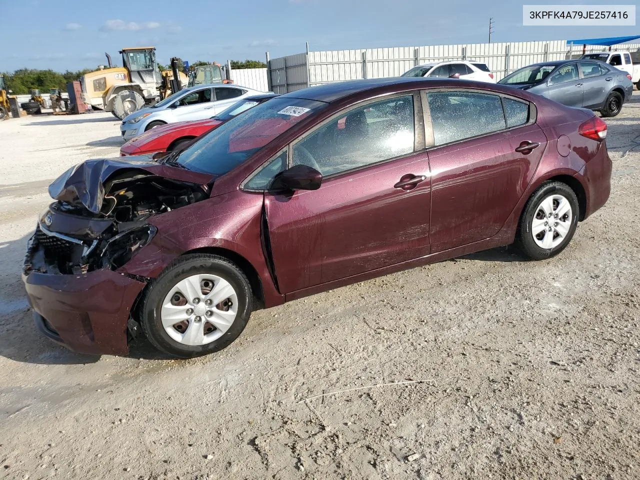 2018 Kia Forte Lx VIN: 3KPFK4A79JE257416 Lot: 80079424