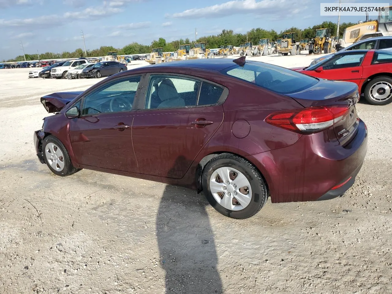 2018 Kia Forte Lx VIN: 3KPFK4A79JE257416 Lot: 80079424