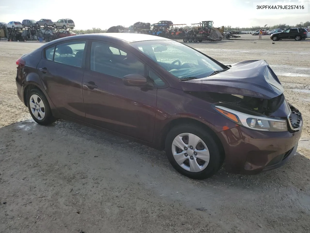 2018 Kia Forte Lx VIN: 3KPFK4A79JE257416 Lot: 80079424