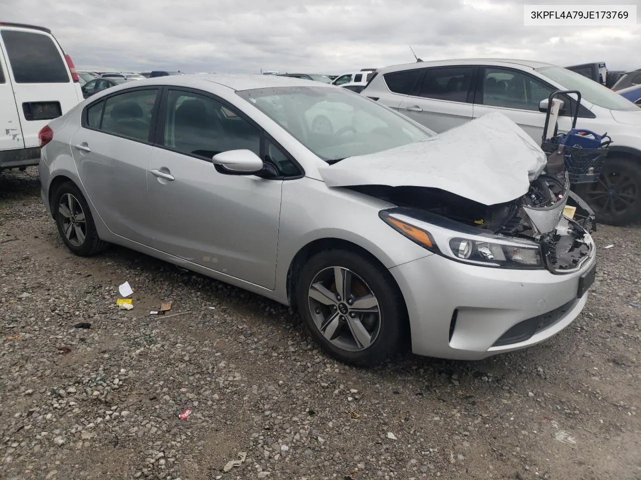 2018 Kia Forte Lx VIN: 3KPFL4A79JE173769 Lot: 80144544