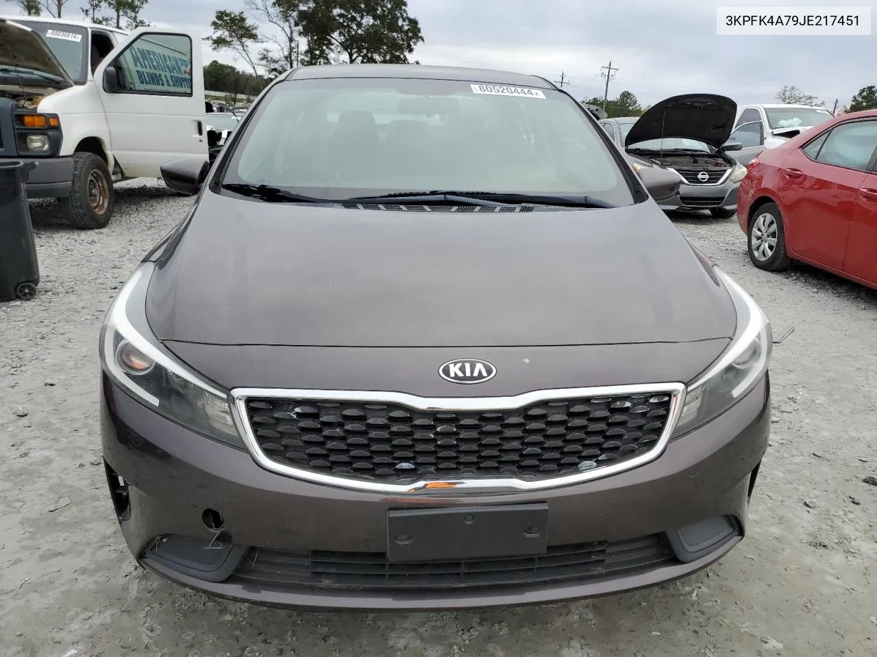 2018 Kia Forte Lx VIN: 3KPFK4A79JE217451 Lot: 80520444