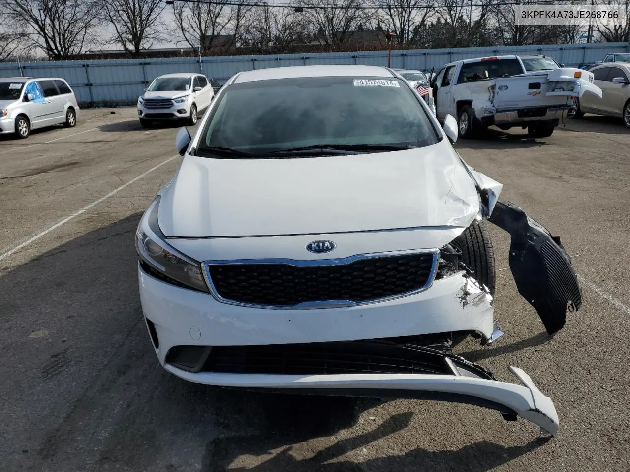 2018 Kia Forte Lx VIN: 3KPFK4A73JE268766 Lot: 80699004