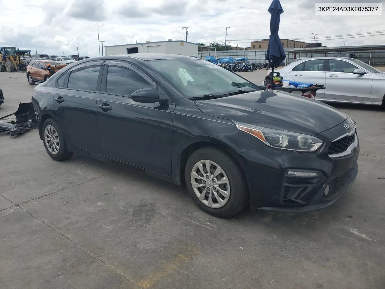 2019 Kia Forte Fe VIN: 3KPF24AD3KE075377 Lot: 52342154