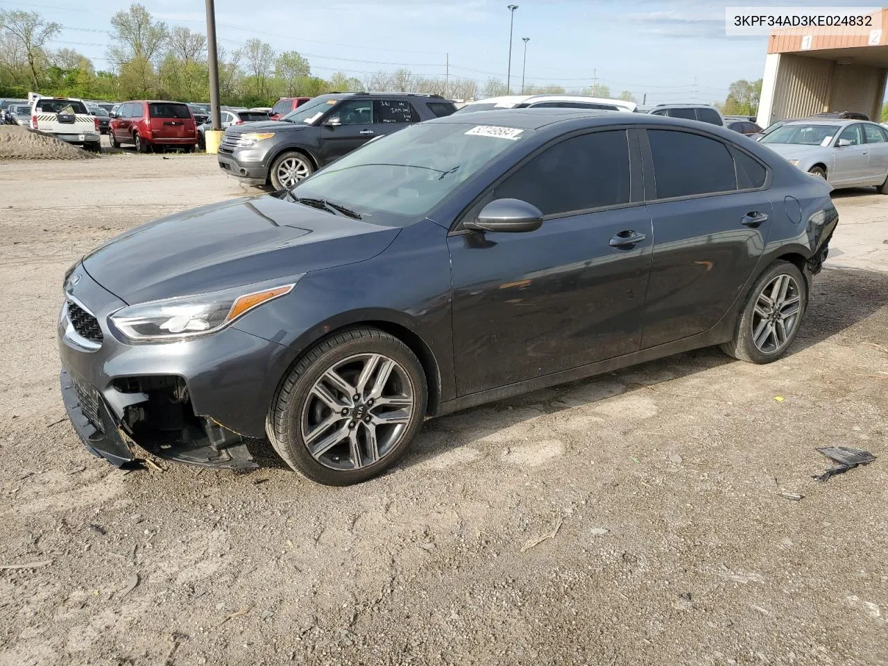 2019 Kia Forte Gt Line VIN: 3KPF34AD3KE024832 Lot: 52749584