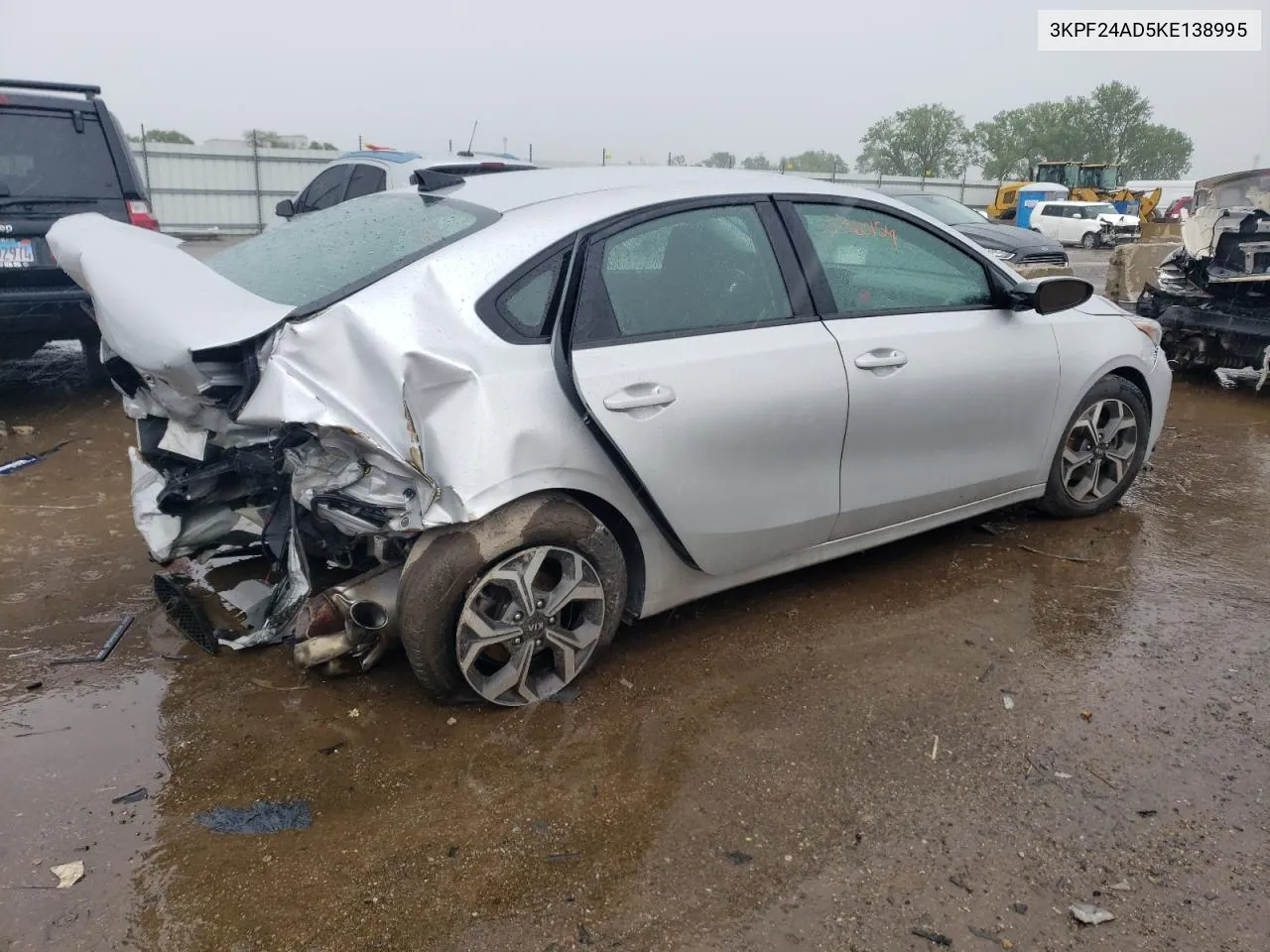 2019 Kia Forte Fe VIN: 3KPF24AD5KE138995 Lot: 53380154