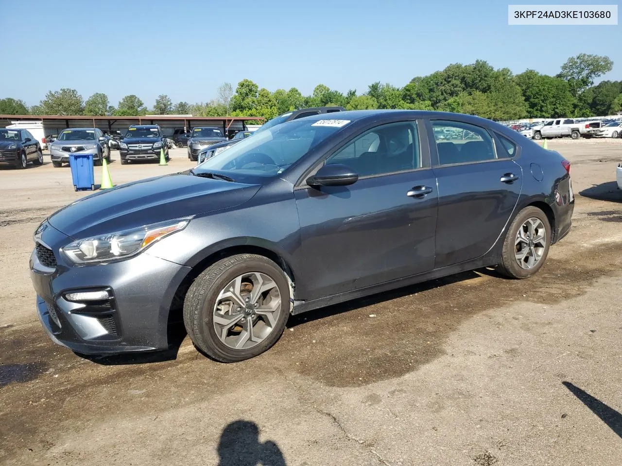 2019 Kia Forte Fe VIN: 3KPF24AD3KE103680 Lot: 55012814