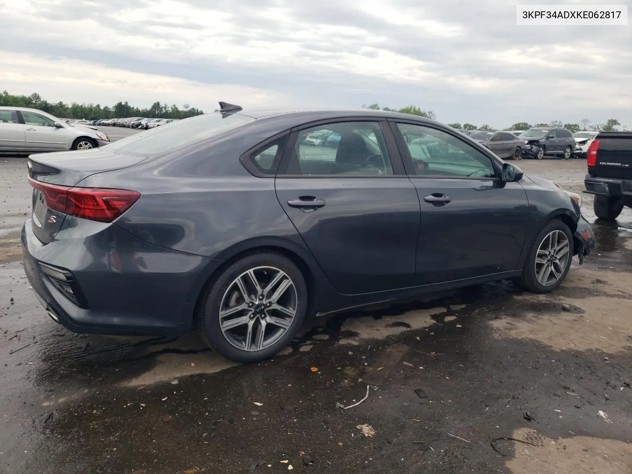 2019 Kia Forte Gt Line VIN: 3KPF34ADXKE062817 Lot: 55631114