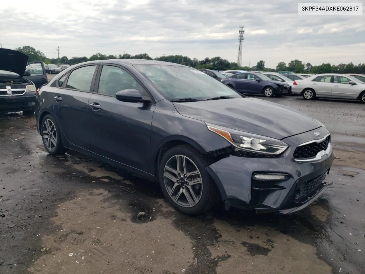 2019 Kia Forte Gt Line VIN: 3KPF34ADXKE062817 Lot: 55631114