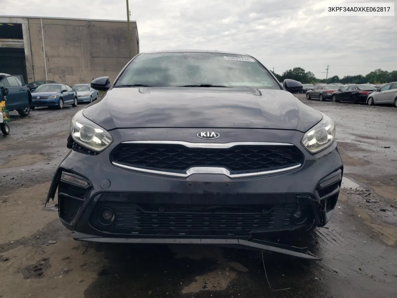 2019 Kia Forte Gt Line VIN: 3KPF34ADXKE062817 Lot: 55631114