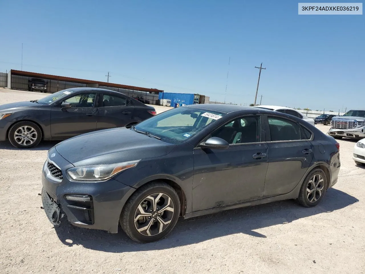 2019 Kia Forte Fe VIN: 3KPF24ADXKE036219 Lot: 59424614